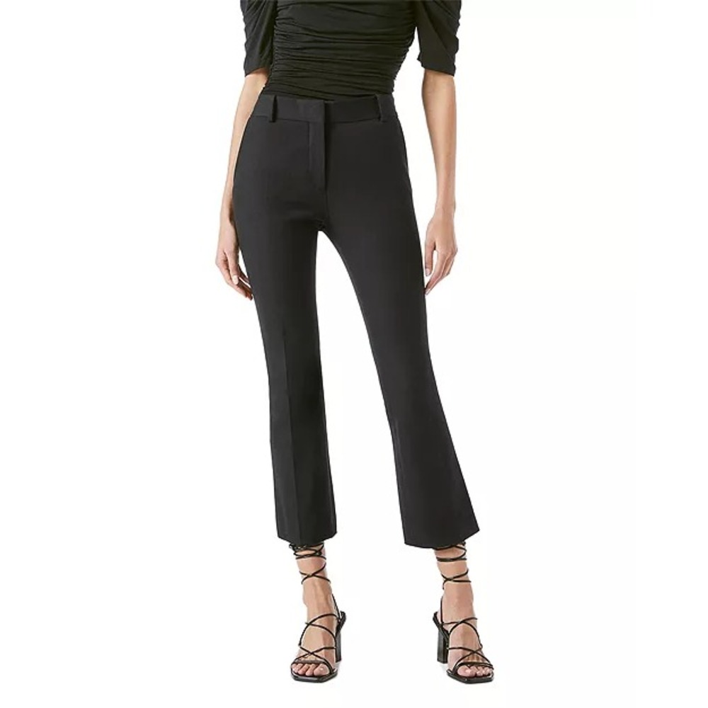 Frame Black Le Crop Mini Boot Trousers Size 14 Pants NWOT Cotton Stretch‎ Ankle